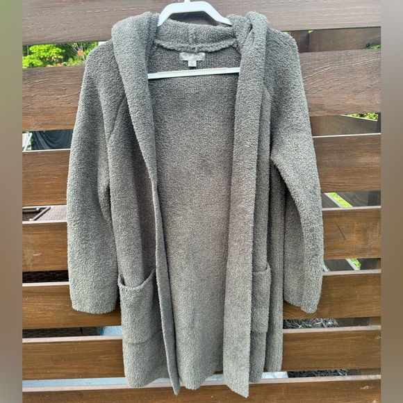 Barefoot Dreams Cozy Soft Sweater W/ Hood & Pockets Size Small - Picture 2 of 5